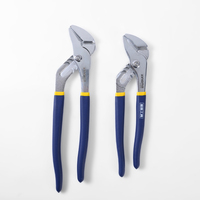 Outils de quincaillerie Pince pompe à eau en acier à tremper Clé universelle Clé à tuyau Outils à main de plombier Mâchoire droite Amélioration de l'habitat