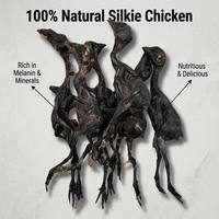 Friandises pour chiens au poulet noir séché à l'air, recette traditionnelle pour la santé et la vitalité, viande séchée naturelle pour chiens