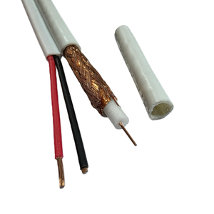 Cavo Coassiale RG59 per TV HDTV con Conduttore in Rame e Guaina in PVC/PE, 2 <span class=keywords><strong>Cavi</strong></span> di Alimentazione per Ricevitore TV Satellitare, Prodotto in Cina - Product Image 3