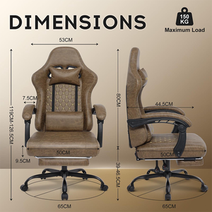 <span class=keywords><strong>Chaise</strong></span> de jeu la plus vendue 2026 – <span class=keywords><strong>Chaise</strong></span> de bureau promotionnelle avec accoudoirs articulés pour les salons Internet - Product Image 2