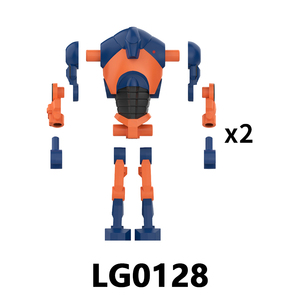 LG1018 Personnage spatial de science-fiction B2 Robot de combat Droïde de combat Jouets Cadeaux Ensembles de blocs de construction éducatifs en plastique DIY Jouets pour enfants - Product Image 4