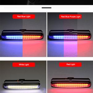 Juego de Luces LED Recargables e Impermeables para Bicicleta, Ideales para Actividades al Aire Libre, Luz Trasera de Advertencia - Product Image 5