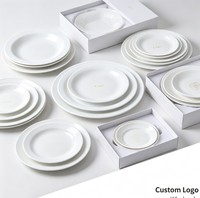 Vaisselle en céramique blanche en gros à prix abordable, assiettes, plats de dîner, bols en porcelaine, vente directe d'usine