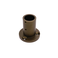 Pièces d'usinage CNC OEM personnalisé bride ronde roulement linéaire accouplement d'arbre en aluminium Guide de moteur accouplement à bride