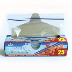 Double Seals Custom ZipロックBag Eco-friendly Printed Zipper Plastic Bags