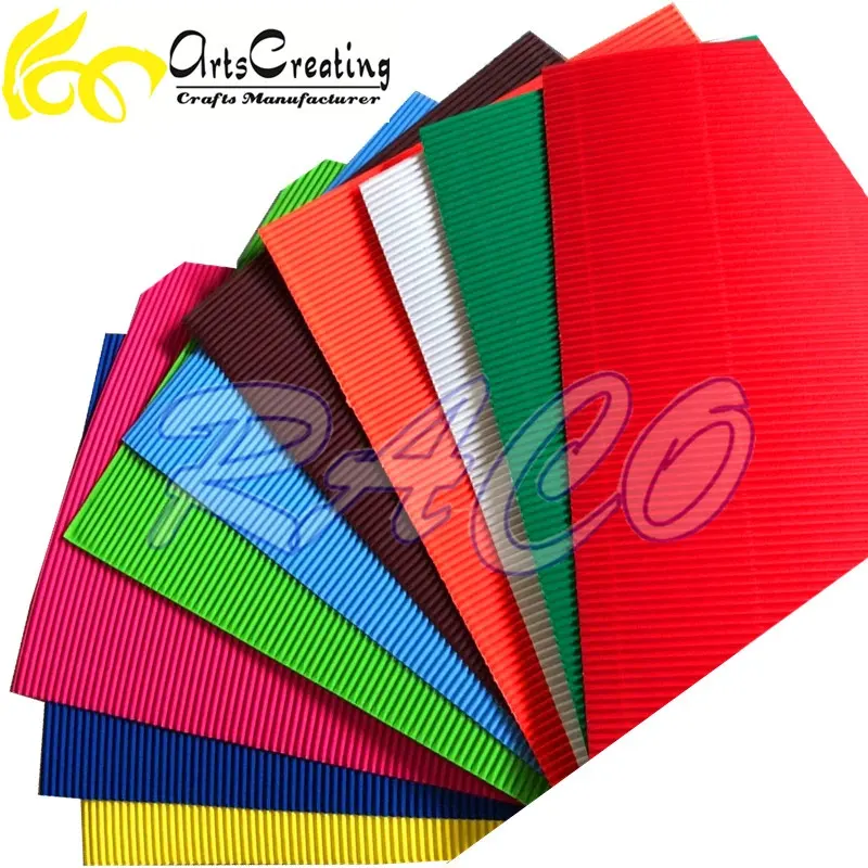 A4 Kleurendruk Golfkarton <span class=keywords><strong>Pape</strong></span> Stijl E Fluit Papier Diy Craft Kleur Golfkarton Papier Vel