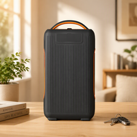 Enceinte portable BKK / OEM 80W IPX5 avec microphone intégré, longue autonomie de batterie, lumière LED RGB pour Boombox extérieur