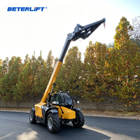 Chariot télescopique tout-terrain 4x4 de 5 tonnes pour la manutention de matériaux de construction