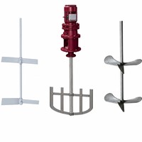 Agitateur mécanique pour processus de boues activées, agitateur de réservoir 15 kW
