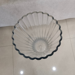 Cristales lisos trompeta florero Floral soporte de flores de boda para centro de mesa decoración de fiesta de evento - Product Image 4