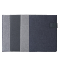 Porte-documents de luxe personnalisé avec logo, multifonctionnel, en tissu Oxford et cuir PU, pour le bureau