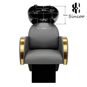 High Quality <b>Portable</b> Synthetic Leather Shampoo <b>Bed</b> Chair for Park for Hair Salon and Beauty Spa Durable and Durable - Product Image 4