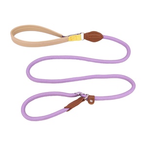 Laisse de corde de glissement de chien extrêmement durable et confortable robuste laisse de plomb de corde de qualité supérieure pour chien - Product Image 5