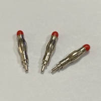 Bornes à ressort banane 4mm nickelage isolé de précision standard pour câble ekg