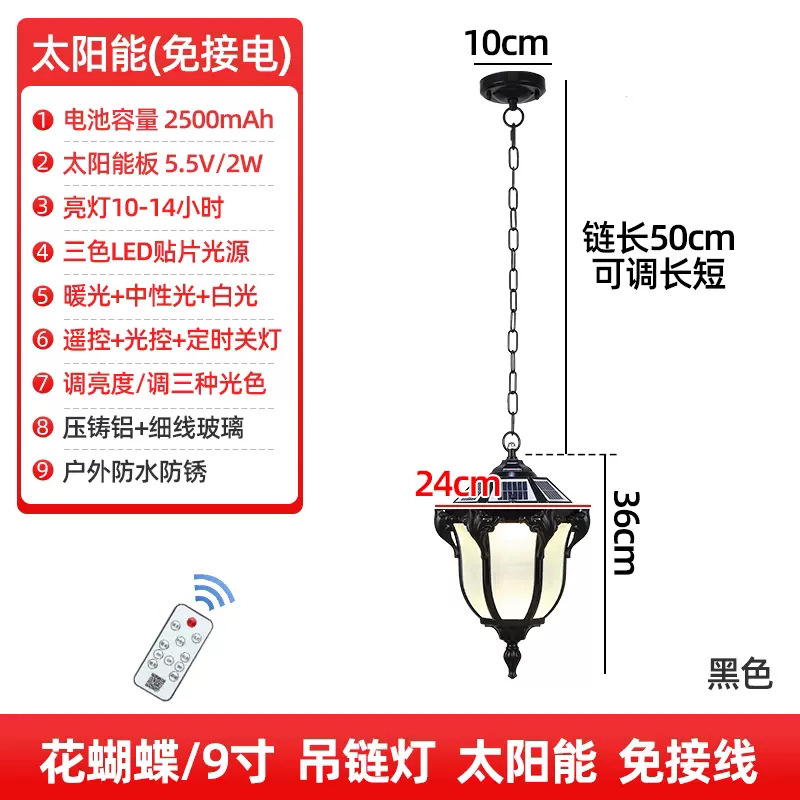 Medium-sized solar-powered black