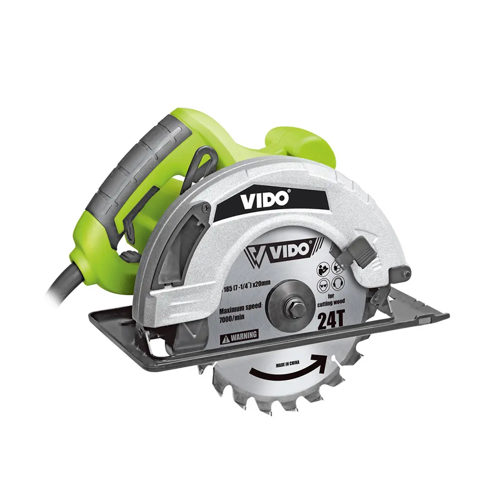 VIDO 1500w Heavy Duty Wood Cutting Tools Hand hold Circular Saw Electric Industrial Plywood Saw Cutting Machine power tools