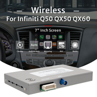 Kit d'interface sans fil CarPlay et Android Auto pour Infiniti Q50 QX50 QX60, module avec caméra de recul