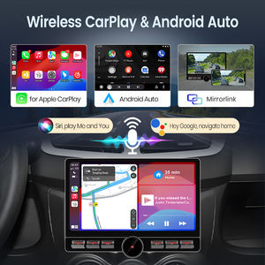 Junsun 10.6 "1 2 Din evrensel dönebilir araba radyo Stereo kablosuz CarPlay için Apple Android oto 4G WiFi multimedya GPSIPS RDS - Product Image 2