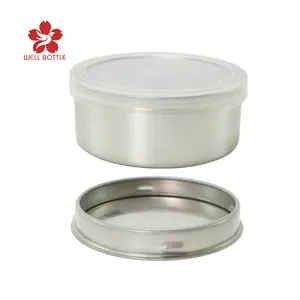 in stock hand seal self seal 3pcs empty tin can for dry flower package with lid T-216B