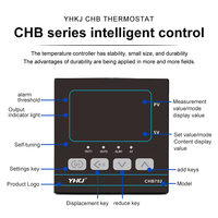Termostato CHB702 con pantalla Digital, interruptor de entrada Universal inteligente, 220V, alta precisión, PID