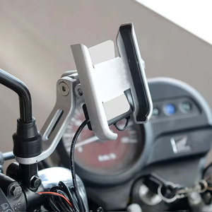 Dudukan Ponsel Anti Air dari Aluminium Alloy dengan Pengisi Daya USB untuk Sepeda Motor dan Sepeda - Product Image 6