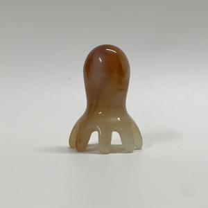 Peigne Guasha portable en acrylique coloré, fait main, en forme de pieuvre, grande taille, en stock - Product Image 4