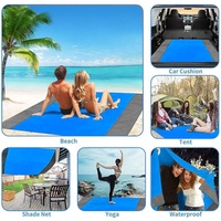 Tapis de plage portable RuiGuo, accessoires de voyage, polyester 210D, 210*200CM, surdimensionné, léger, imperméable, anti-sable