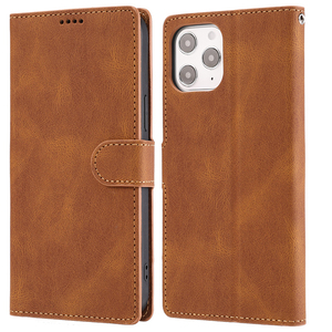 Funda de cuero Pu para teléfono móvil de negocios, funda para tarjetas, BILLETERA, abatible - Product Image 4