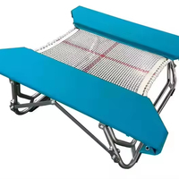 Mini trampoline pliable durable de 130 cm pour entraînement en salle, cadre en acier allié sans filet de protection