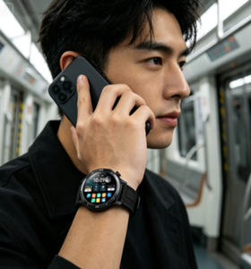 Smartwatch di Lusso <span class=keywords><strong>Serie</strong></span> Uomo e Donna con Chiamata BT, Monitoraggio Salute Femminile e Diamanti - Orologio Premium per Distributori - Product Image 1