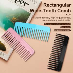 หวีตัดผมพลาสติกสีชมพูรุ่นใหม่ล่าสุด สำหรับร้านทำผม ชุดหวีสำหรับช่างตัดผม - Product Image 2