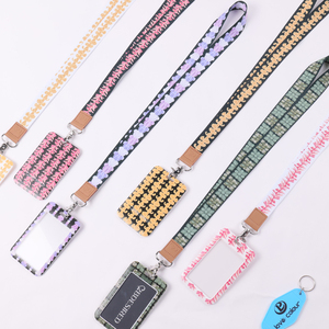 Thời Trang Tùy Chỉnh Thể Thao Dây Buộc Cho Đội Id Thẻ Huy Hiệu Chủ Cổ Dây Đeo In Logo <span class=keywords><strong>Polyester</strong></span> Thăng Hoa Dây Buộc - Product Image 1