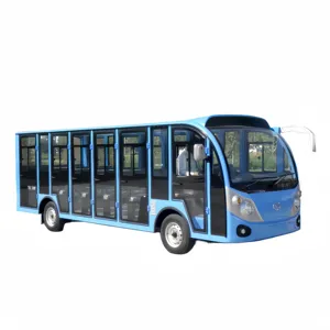 Ce sertifikalı sıcak ihracat elektrikli otobüs 23 koltuk turist otobüsü elektrikli gezi otobüsü