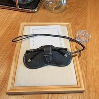 Étui à lunettes personnalisable avec cordon de cou pour sac à lunettes portable - Housse de protection pour lunettes de vue