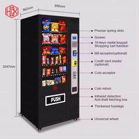 Distributeur automatique de snacks et d'eau Distributeur pratique de nourriture et de boissons Distributeur de boissons Bière Boissons froides Fonction SDK