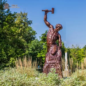 カスタムラージブロンズヌードセルフメイドマンキャスティング像等身大人物像彫刻 - Product Image 1