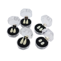 Accessoires de déguisement pour Halloween Accessoires de cosplay Horreur blanche Fausses dents Crocs de vampire Accessoires d'habillage Décorations de fête