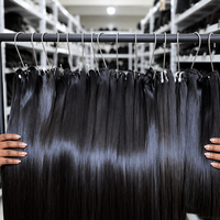 Extensions de cheveux humains vierges vietnamiens bruts doublement étirés, 8A 10A 12A 14A 16A, de 8 à 40 pouces