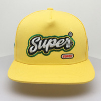 Gorra de béisbol de malla estilo camionero con logo personalizado amarillo, de moda, hip hop, de calidad premium, transpirable, de terciopelo, lona, 3D, para exteriores, informal. ¡Gran oferta!