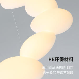 New Cream-Style LED Ceiling Lamp Designer Crystal Body with Stainless Steel Base for Bedroom Dining Living <b>Room</b> <b>AC</b> Powered - Product Image 5