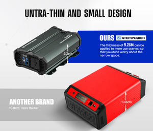 Atm כוח 12v ל 110v 220v שלט רחוק <span class=keywords><strong>1000w</strong></span> טהור כוח גל סינוס טהור <span class=keywords><strong>inverter</strong></span> dc כדי AC <span class=keywords><strong>inverter</strong></span> - Product Image 4