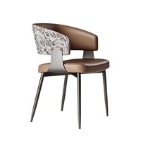 Chaises de salle à manger à dossier canopée, avec panneau Hopsack et support de fixation central, pour restaurants de fruits de mer, restaurants de poisson et restaurants grillades