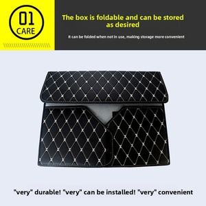 Organizador <span class=keywords><strong>de</strong></span> Maletero Plegable <span class=keywords><strong>de</strong></span> Cuero Impermeable <span class=keywords><strong>de</strong></span> Alta Resistencia, Bolsa <span class=keywords><strong>de</strong></span> Almacenamiento <span class=keywords><strong>de</strong></span> Carga Multiusos Portátil - Product Image 2