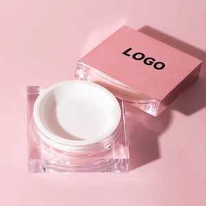 Nouveau carré Rose Or Couverture Poudre Libre Boîte Acrylique Transparent Boîte avec Bouchon À Vis Maquillage Poudre Boîte Cosmétiques Emballage - Product Image 3