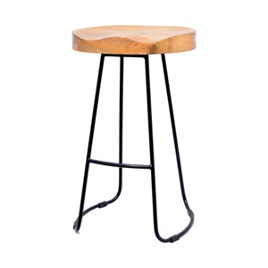 Modern High Quality <b>Dining</b> Bar <b>Stool</b> Stylish Metal Wood Furniture for Kitchen Hotel and Living Room Custom Counter Height - Product Image 1