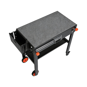 Table de barbecue en acier inoxydable Pinniu pour plaque de cuisson, support de barbecue portable pliable <span class=keywords><strong>Ninja</strong></span> pour plaque de cuisson, support de barbecue extérieur - Product Image 1