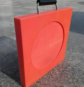 Подушка опоры крана из СВМПЭ на 80 тонн с ручкой, ударопрочная, для опорных стоек крана - Product Image 4