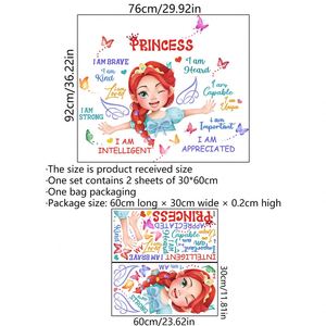 สติ๊กเกอร์ติดผนัง PVC ลายหงส์ผีเสื้อสำหรับตกแต่งห้องนอนเด็ก เพิ่มบรรยากาศให้ห้อง - Product Image 6