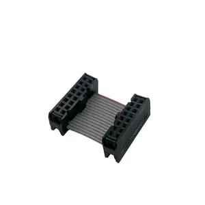 Conector IDC de 1,27mm, 2,0mm, 2,54mm, 16 pines a conector IDC de 2,54mm y 16 Pines, conjunto de Cable de cinta plana de 17MM