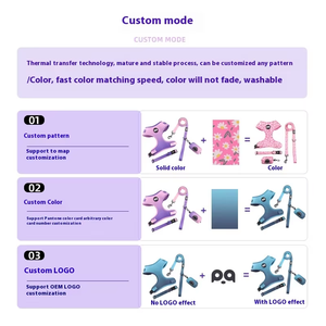 <span class=keywords><strong>Harness</strong></span> Anjing Mewah Desainer Berbahan Jaring dengan Bantalan, Set <span class=keywords><strong>Harness</strong></span> Anjing Gaya Fashion Terbaru yang Sedang Tren, <span class=keywords><strong>Harness</strong></span> Anjing Motif Mewah dari Nilon - Product Image 5